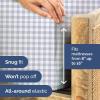 Striped Sheets – Grey Striped Sheets – 1 Flat & 1 Fitted & 2 Pillowcases w/ Deep Pockets – Comfy, Wrinkle & Fade Free – Ultra-Soft, Breathable & Cooling – Luxury Pinstripe Bedding – Full Size Bed Set(38 – Grey Gingham)
