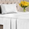 Striped Sheets – Grey Striped Sheets – 1 Flat & 1 Fitted & 2 Pillowcases w/ Deep Pockets – Comfy, Wrinkle & Fade Free – Ultra-Soft, Breathable & Cooling – Luxury Pinstripe Bedding – Full Size Bed Set(35 – Dots)