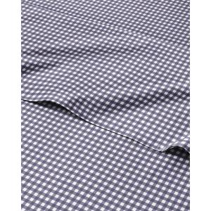 Striped Sheets – Grey Striped Sheets – 1 Flat & 1 Fitted & 2 Pillowcases w/ Deep Pockets – Comfy, Wrinkle & Fade Free – Ultra-Soft, Breathable & Cooling – Luxury Pinstripe Bedding – Full Size Bed Set(40 – Countryside)