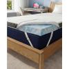 Memory Foam Mattress Topper with Cooling Cover – 3 Inch Cooling Gel Mattress Topper – Extra Plush, Thick and Comfortable – Twin XL Size Mattress Pad with Washable Cover – Pressure Relief Bed Topper