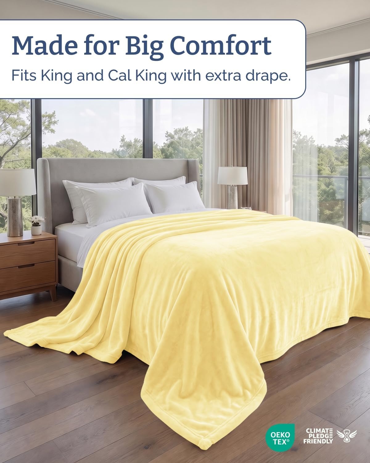 image:imageCGK Christmas Fleece Blanket Throw Size Flannel Throw Red Flakes 50x6003 Yellow