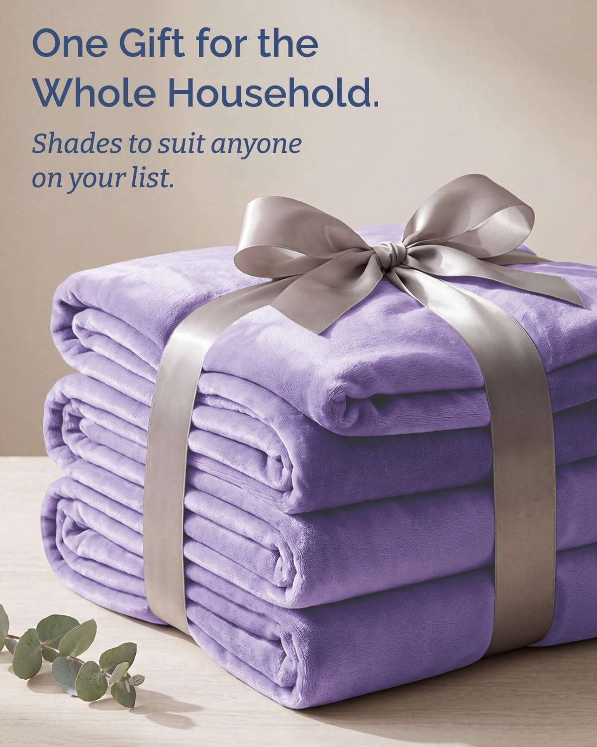 image:imageCGK Christmas Fleece Blanket Throw Size Flannel Throw Red Flakes 50x6005 Pastel Lilac