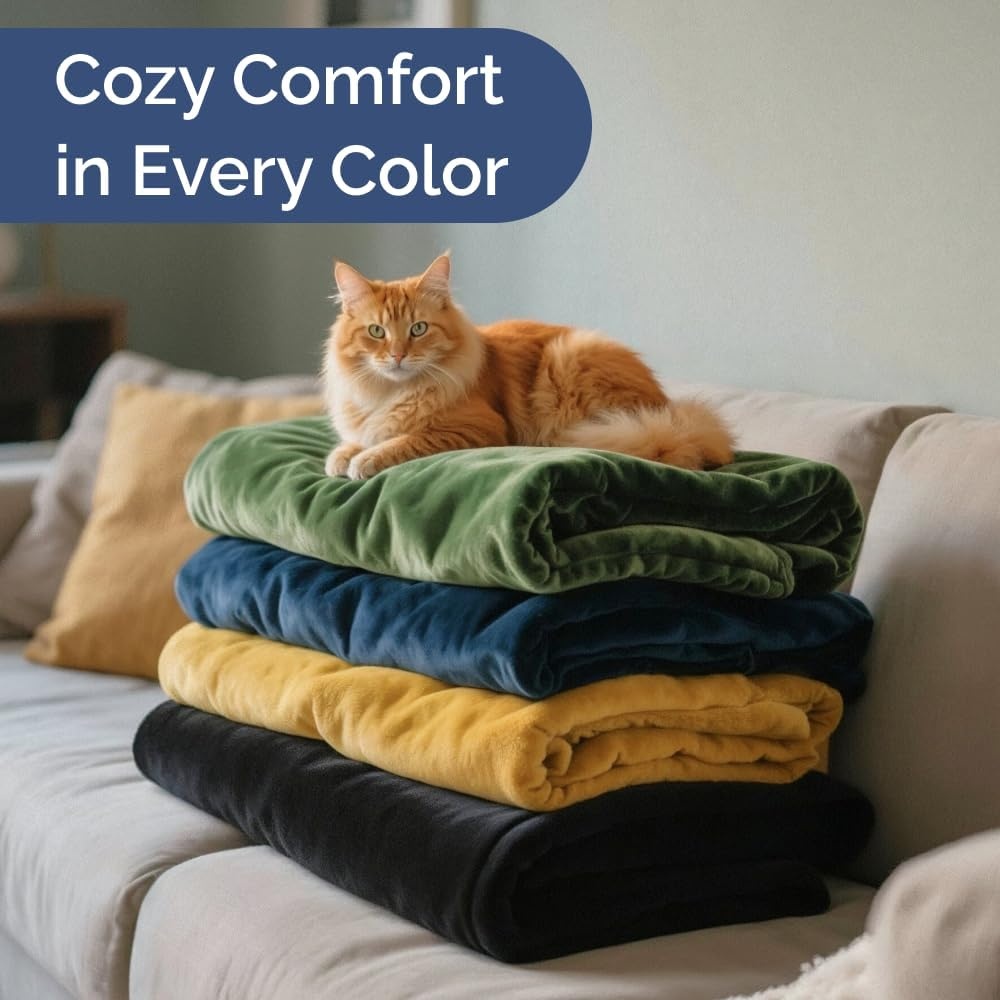 image:imageCGK Christmas Fleece Blanket Throw Size Flannel Throw Red Flakes 50x6005 Pastel Lilac