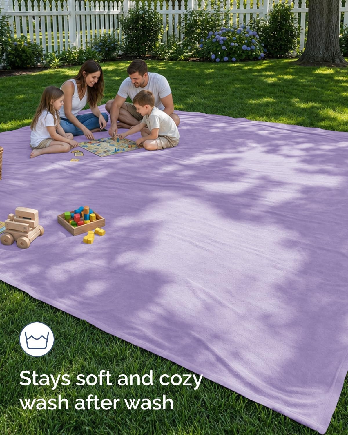 image:imageCGK Christmas Fleece Blanket Throw Size Flannel Throw Red Flakes 50x6005 Pastel Lilac