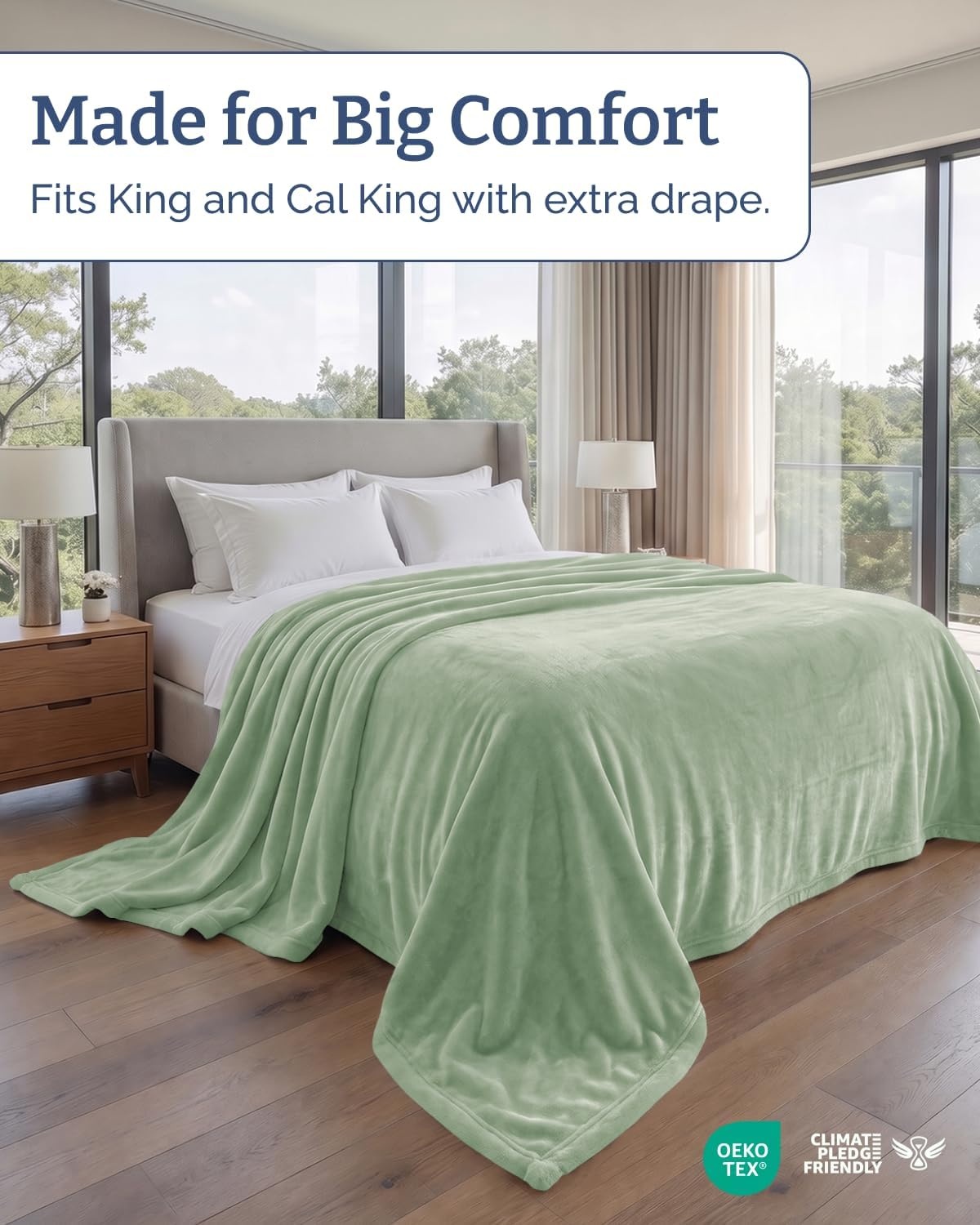 image:imageCGK Christmas Fleece Blanket Throw Size Flannel Throw Red Flakes 50x6007 Celadon