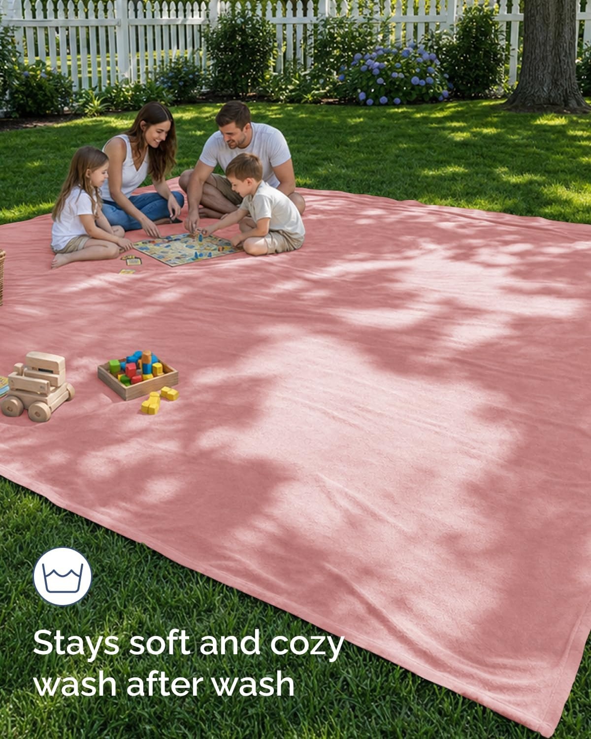 image:imageCGK Christmas Fleece Blanket Throw Size Flannel Throw Red Flakes 50x6010 Rose Pink