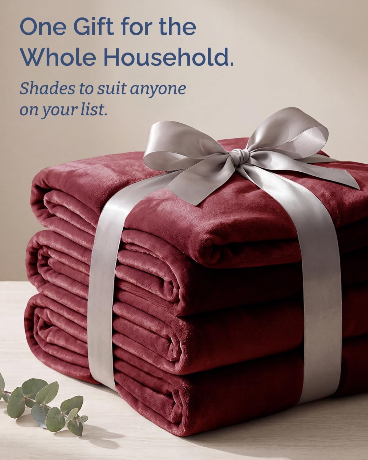 image:imageCGK Christmas Fleece Blanket Throw Size Flannel Throw Red Flakes 50x6018 Burgundy