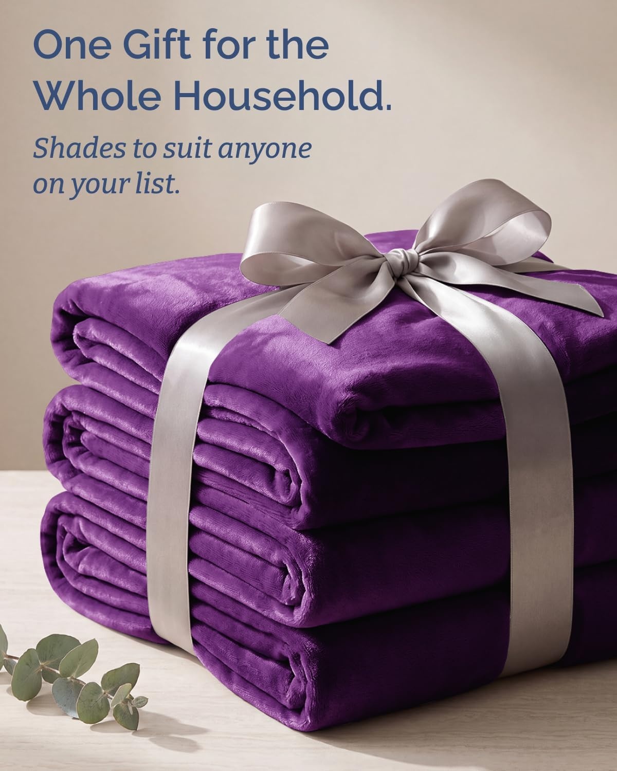 image:imageCGK Christmas Fleece Blanket Throw Size Flannel Throw Red Flakes 50x6023 Purple