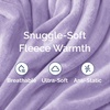 CGK Christmas Fleece Blanket Throw Size – Flannel Throw – Red Flakes, 50×60(05 – Pastel Lilac)