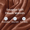 CGK Christmas Fleece Blanket Throw Size – Flannel Throw – Red Flakes, 50×60(13 – Mocha Mousse)