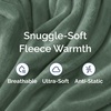 CGK Christmas Fleece Blanket Throw Size – Flannel Throw – Red Flakes, 50×60(20 – Sage Green)