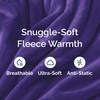 CGK Christmas Fleece Blanket Throw Size – Flannel Throw – Red Flakes, 50×60(21 – Purple Haze)