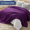 CGK Christmas Fleece Blanket Throw Size – Flannel Throw – Red Flakes, 50×60(23 – Purple)