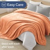 CGK Christmas Fleece Blanket Throw Size – Flannel Throw – Red Flakes, 50×60(26 – Peach Fuzz)