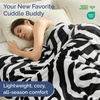 CGK Christmas Fleece Blanket Throw Size – Flannel Throw – Red Flakes, 50×60(36 – Zebra Print)