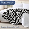 CGK Christmas Fleece Blanket Throw Size – Flannel Throw – Red Flakes, 50×60(36 – Zebra Print)