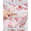 CGK Christmas Fleece Blanket Throw Size – Flannel Throw – Red Flakes, 50×60(41 – Pink Checkered)