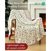 CGK Christmas Fleece Blanket Throw Size – Flannel Throw – Red Flakes, 50×60(43 – Christmas Trees 4)