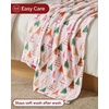 CGK Christmas Fleece Blanket Throw Size – Flannel Throw – Red Flakes, 50×60(45 – Christmas Tree 2)