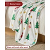 CGK Christmas Fleece Blanket Throw Size – Flannel Throw – Red Flakes, 50×60(49 – Nutcracker Ballet)