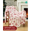 CGK Christmas Fleece Blanket Throw Size – Flannel Throw – Red Flakes, 50×60(50 – Red Snowflakes)