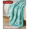 CGK Christmas Fleece Blanket Throw Size – Flannel Throw – Red Flakes, 50×60(52 – Snowflakes)