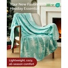 CGK Christmas Fleece Blanket Throw Size – Flannel Throw – Red Flakes, 50×60(52 – Snowflakes)