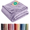 CGK Christmas Fleece Blanket Throw Size – Flannel Throw – Red Flakes, 50×60(05 – Pastel Lilac)