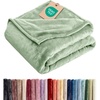 CGK Christmas Fleece Blanket Throw Size – Flannel Throw – Red Flakes, 50×60(07 – Celadon)