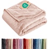 CGK Christmas Fleece Blanket Throw Size – Flannel Throw – Red Flakes, 50×60(16 – Rosewater)