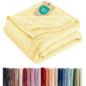 CGK Christmas Fleece Blanket Throw Size – Flannel Throw – Red Flakes, 50×60(03 – Yellow)