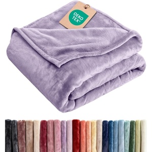 CGK Christmas Fleece Blanket Throw Size – Flannel Throw – Red Flakes, 50×60(05 – Pastel Lilac)
