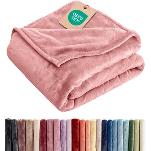 CGK Christmas Fleece Blanket Throw Size – Flannel Throw – Red Flakes, 50×60(10 – Rose Pink)